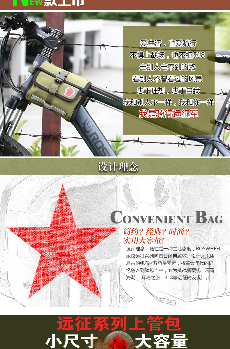 Sacoche pour vélo mixte ROSWHEEL - Ref 2216167 Image 8