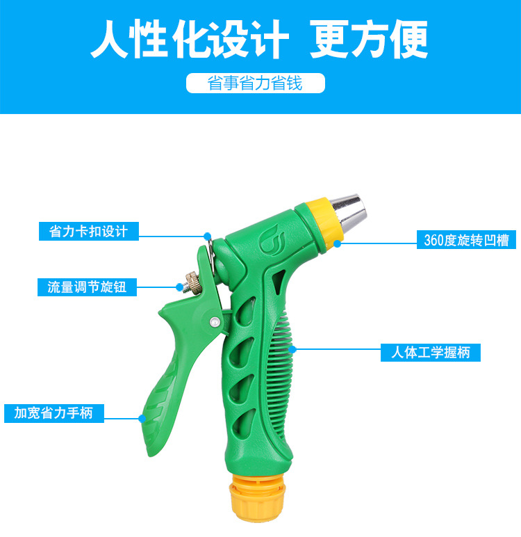 Hộ gia đình áp lực cao rửa xe súng nước cọ rửa xe xả nước súng dày ống nước tưới ống áp lực rửa xe cung cấp dụng cụ - Sản phẩm làm sạch xe chổi vệ sinh điều hòa ô tô