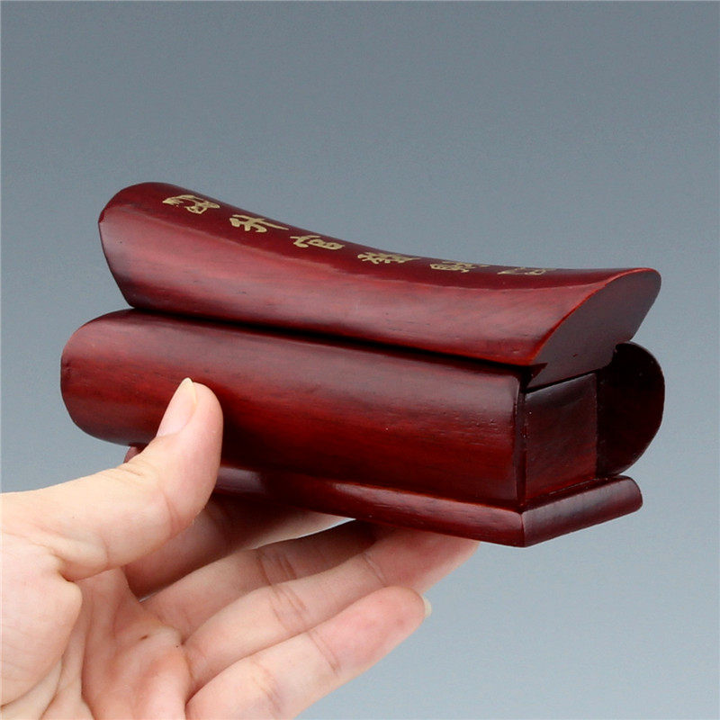 Vietnam Fengshui Fittings Seal Case Box Solid Wood Breading Coffin Can Cap Featured Crafts Handpiece