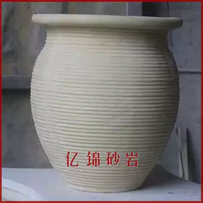 Artificial sandstone sculpture Villa Hotel Club bonsai planting flower outdoor garden decoration ornament flower pot size pottery pot