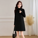 Блестки для ногтей, платье-комбинация, осенний комплект, жилет