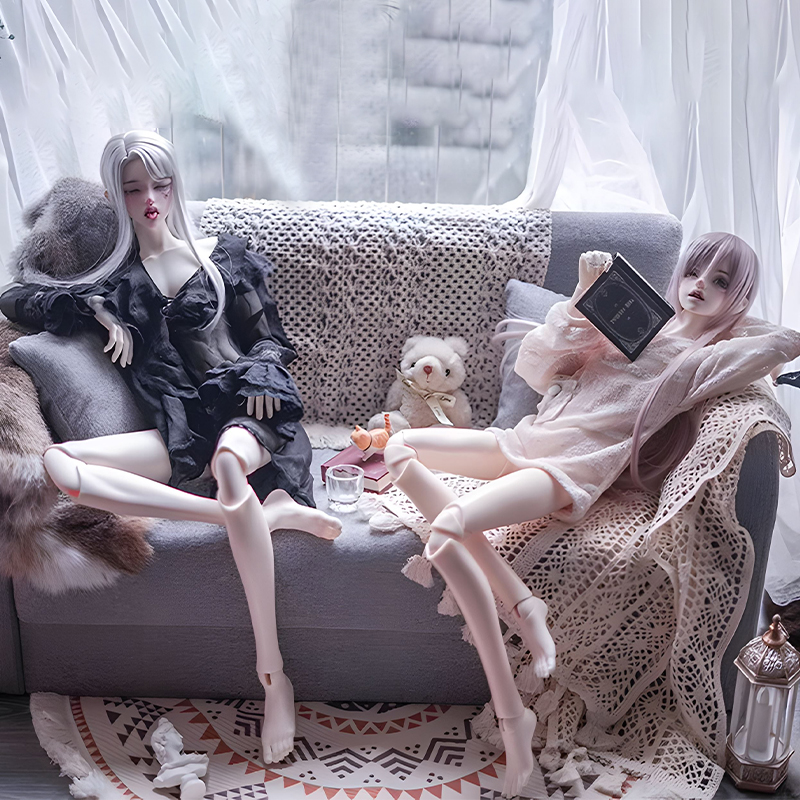 30 thousand 30 thousand Dean's pre-sale bjd dolls with cloth art imitation leather 4 points 3 points double sofa 40% 30% swing pieces furniture-Taobao