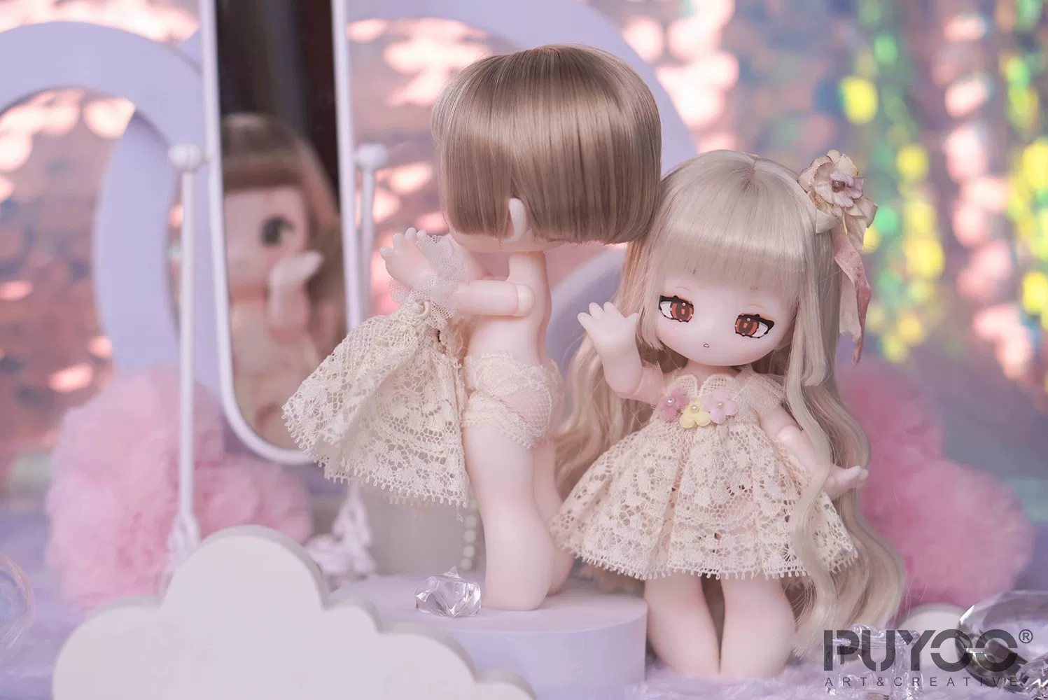 Spot BJD подлинная кукла puyoodoll карманная курако мукако лицевая оболочка MJD кукла