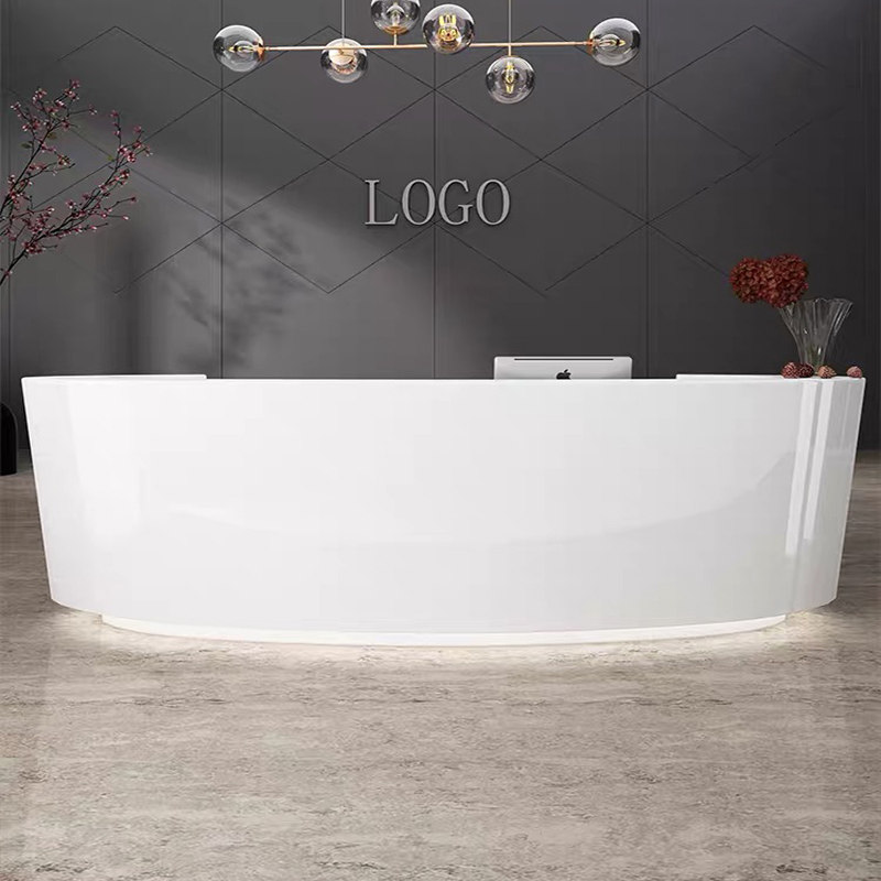 Company front desk creative paint cash register simple modern bar desk desk consultation counter welcome desk