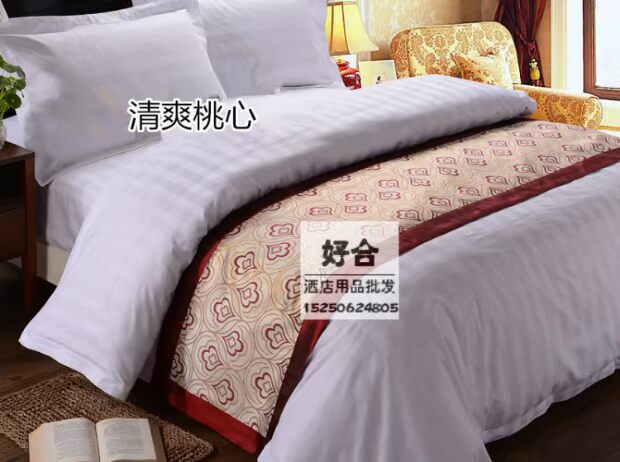 Khách sạn miễn phí vận chuyển cho giường ngủ bán buôn cao cấp cuối giường khách sạn chân giường nệm bảng bìa Á hậu loạt cờ giường khăn - Trải giường tấm ra trải nệm