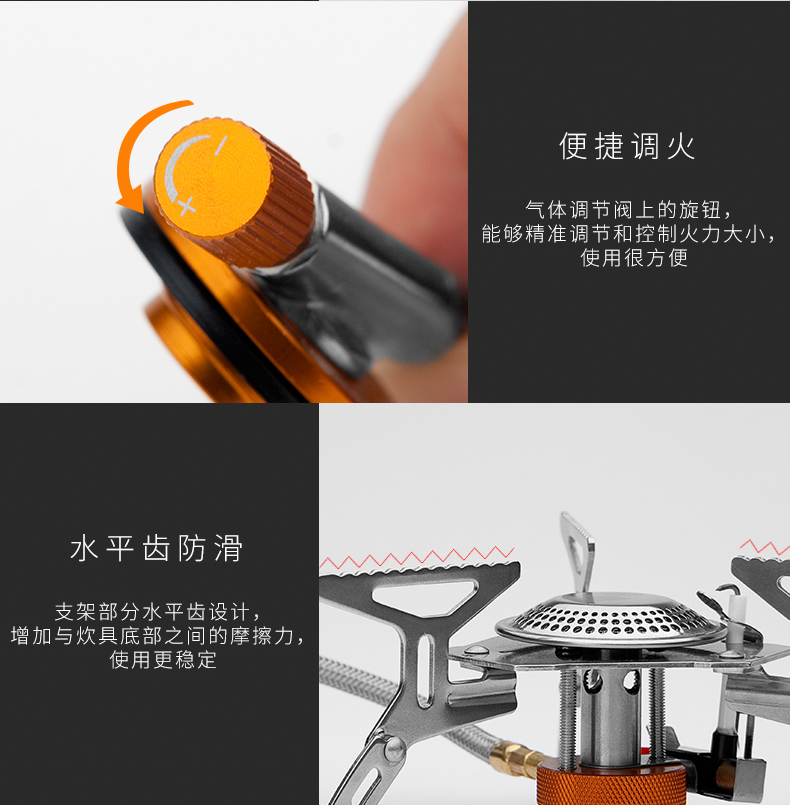 Lửa Maple dã ngoại ngoài trời 105 bếp gas Cắm trại di động bếp gas trực tiếp - Bếp lò / bộ đồ ăn / đồ nướng dã ngoại bếp ga mini cao cấp