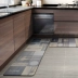 Thảm nhà bếp Bắc Âu không thấm nước dải chống thấm đá cẩm thạch kim loại chân mat cửa lối vào hội trường nhà thảm thảm nhựa trải sàn vân gỗ Thảm sàn