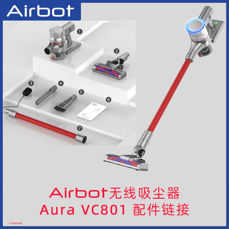 Airbot Aura Vc801 Wireless Vacuum Cleaner Accessories Hepa Filter Dust Filter Mite Removal Brush