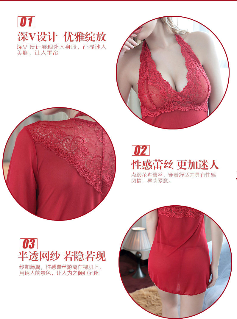 Pyjama pour femme à neuf manches - Ref 2993646 Image 8