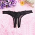 Quần lót nữ ren thấp eo nóng bỏng thêu ren Thongs Đồ lót phụ nữ quyến rũ quần lót nữ cotton hoạt hình Giống cái