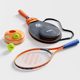 Fed tennis trainer singles with string rebound wired fixed self-playing artifact for one person to play tennis