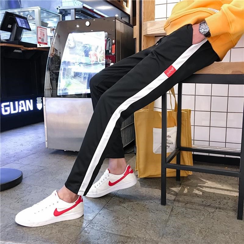 The same sports pants men's hip-hop toe pants students Joker slim Harlan pants loose bf Hong Kong wind summer