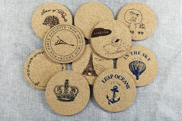 Phong cách retro sinh thái ban đầu Cửa hàng bách hóa sáng tạo đa chức năng nút chai coaster Bảo vệ môi trường châu Âu chống co giãn cách nhiệt coaster - Thiết bị sân khấu đèn led rạng đông