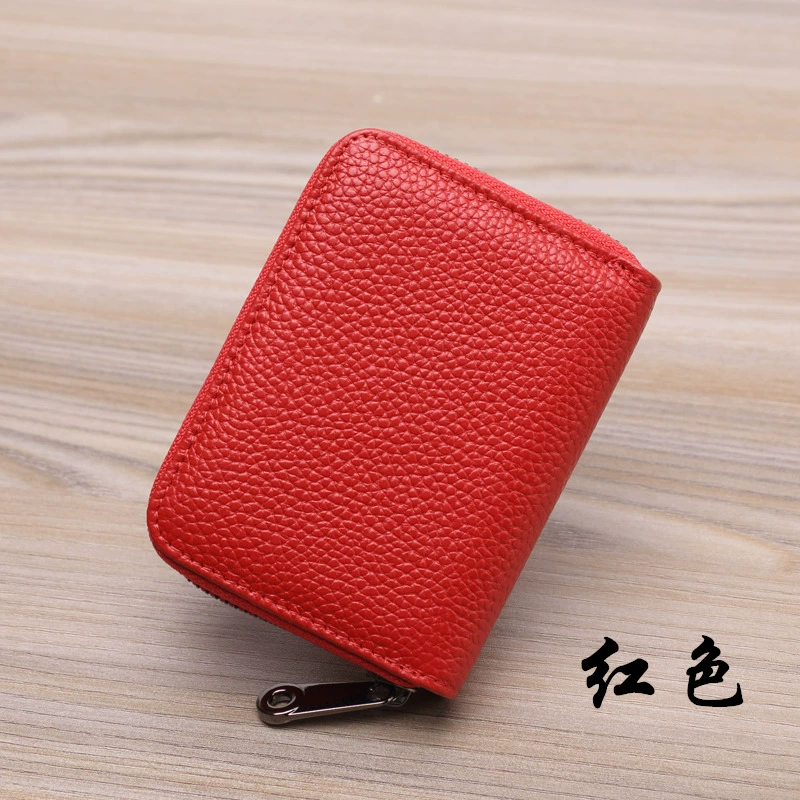 Gói thẻ nam siêu mỏng da nhỏ dành cho phụ nữ nhiều thẻ bằng lái xe bao bì thẻ dung lượng lớn