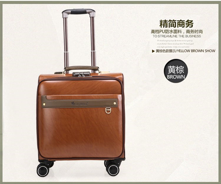 Paul xe đẩy trường hợp bánh xe phổ quát kinh doanh Hàn Quốc vali lên vali nhỏ 16 inch du lịch phải có vali vali kakashi