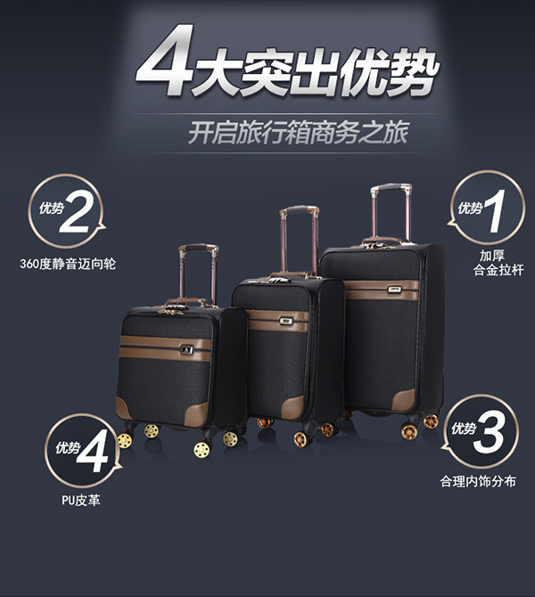 Vali nam kinh doanh vali xe đẩy trường hợp bánh xe phổ quát 20 inch 24 mật khẩu thủy sinh hộp retro kéo hộp vali - Va li vali bamozo