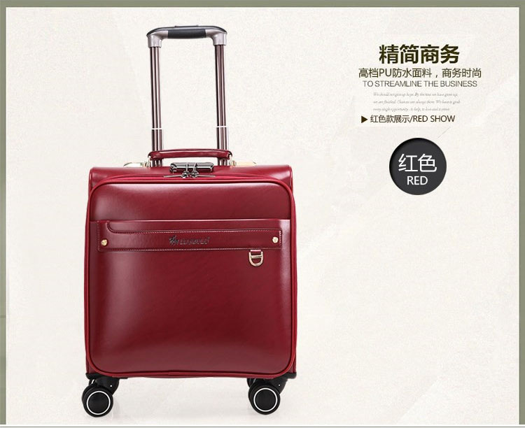 Paul xe đẩy trường hợp bánh xe phổ quát kinh doanh Hàn Quốc vali lên vali nhỏ 16 inch du lịch phải có vali vali kakashi