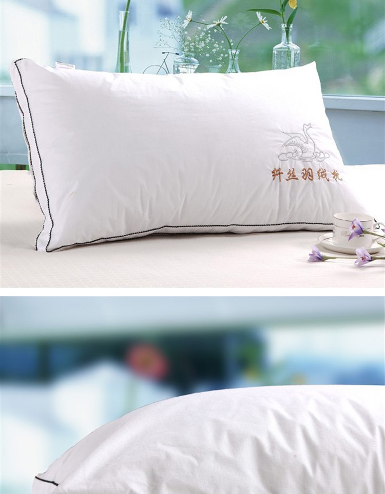 Gối gối khách sạn giả lông nhung sinh viên ký túc xá gối - Gối goi chu u