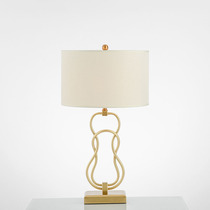 Nordic Metal Bed Head Lamp Designer Prototype House Decoration Living Room Book Room Bedroom Golden Iron Art Cozy Table Lamp