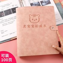 Pregnancy test containing register of tiger year maternity examination monomer check single Benson pregnancy portable and cute pregnancy loose-leaf record a4