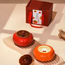 Persimmon persimmon aromas of persimmon candles ten thousand persimmon juyi suit hand for gift candle newlywed tomatoes Christmas