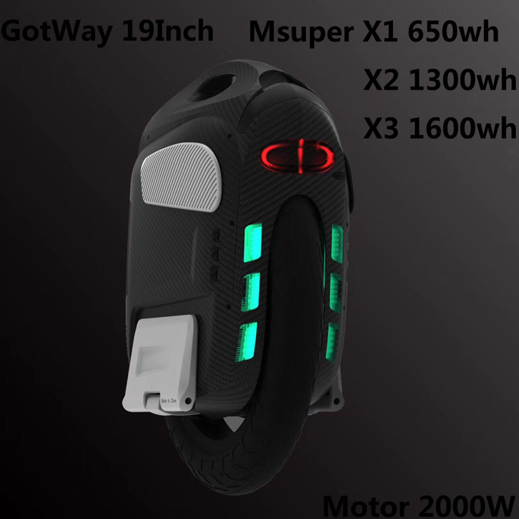 Xe đạp điện 19 inch mới của Gotway Msuperx tốc độ cao hiệu suất cao độ bền cao Tứ Xuyên-Tây Tạng - Xe đạp điện xe điện nijia