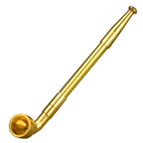 Мужская старомодная медная латунная короткая курительная трубка ручной работы