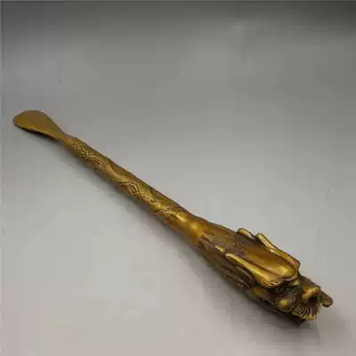 Antique Miscellaneous antique old old pure copper faucet shoe tug cub antique pull shoe pub ancient meaning collection craft gift decoration