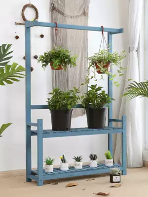 Anticorrosive wood stand flowerpot climbing climbing outdoor fence outdoor courtyard decoration fence flower slot partition flower box