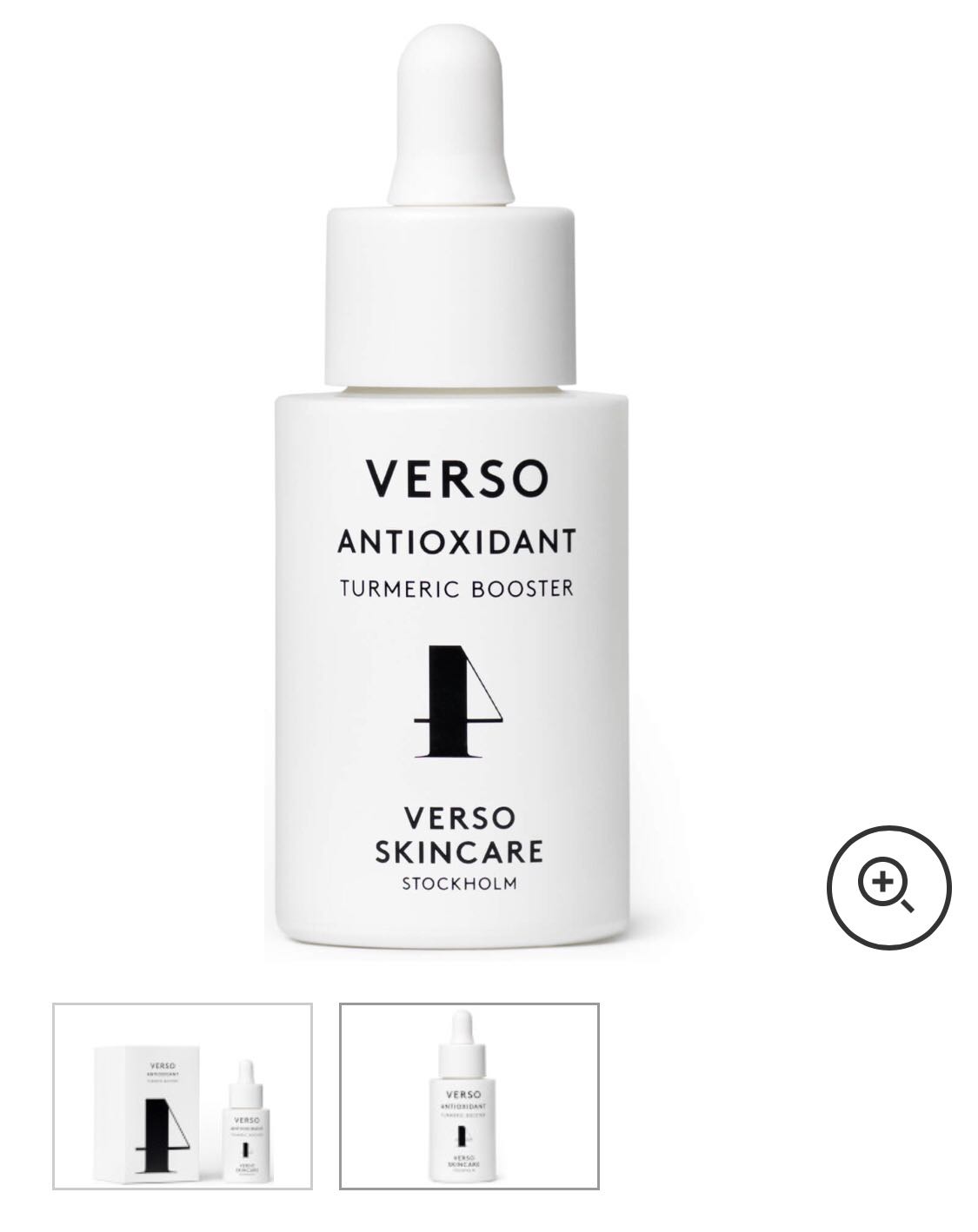 Spot Verso Antioxidant Turmeric Booster Curcuminum Essence Mint Little Q