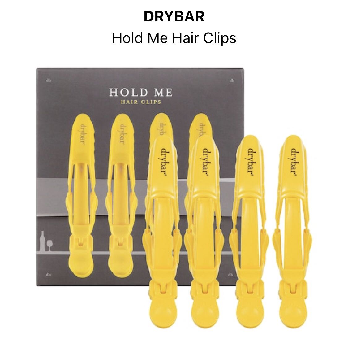 Spot DRYBAR hairpin hold me hair clips hairdressing hairpin seamless shape strongly recommend 4 pieces