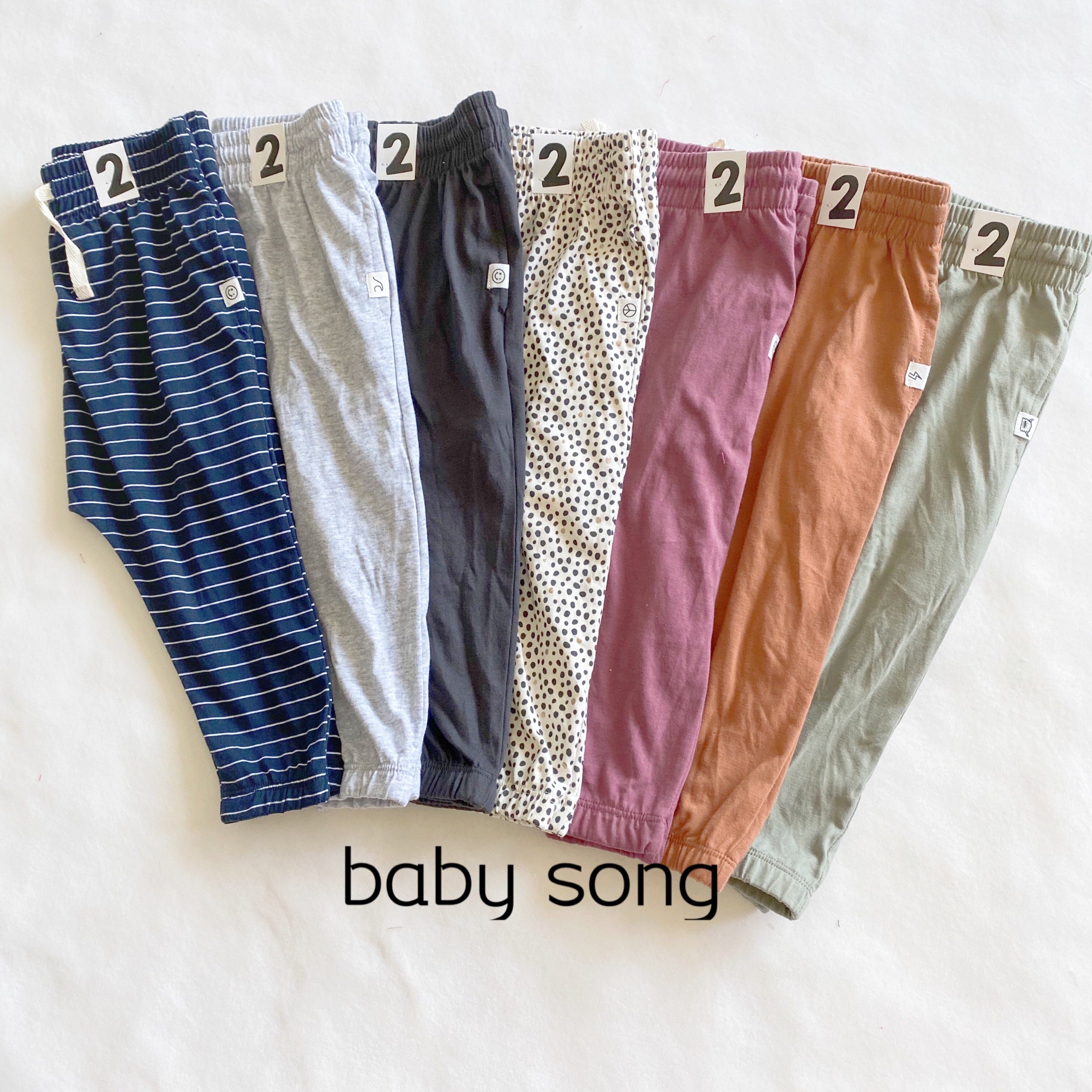 Export Australian single cot2-10 years old boys and girls treasure big pp drawstring tie cotton sense mosquito-proof sports casual pants