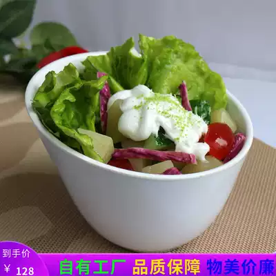 Simulation fruit salad model food model sample soft vegetable salad food model simulation fake vegetable props
