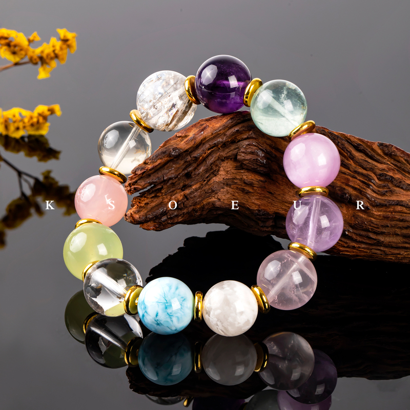 Ksoeur【Multi-Precious Crystal】Multi-Precious Crystal Bracelet, Variety of Styles, Comes with Gift Box Ksoeur【Multi-Precious Crystal】Multi-Precious Crystal Bracelet, Variety of Styles, Comes with Gift Box
