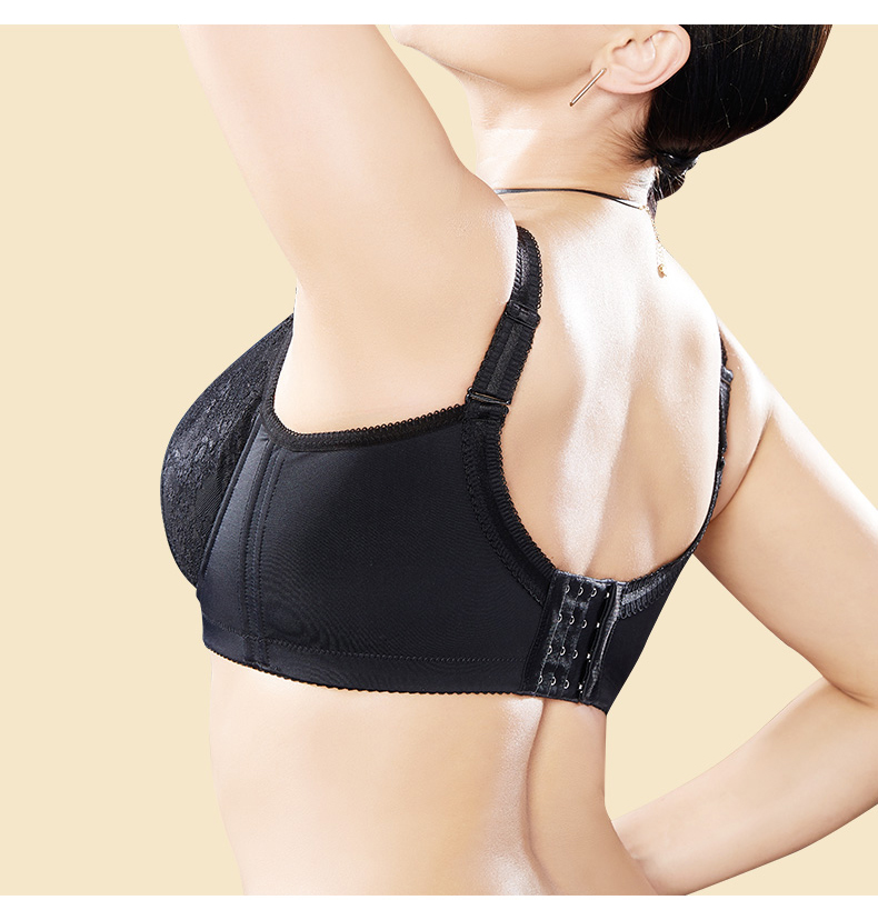 Màu trăng kích thước lớn đồ lót nữ béo mm đầy cốc tụ tập để nhận được áo ngực gợi cảm ngực lớn phần ngực nhỏ áo ngực mỏng - Strapless Bras áo lót tạo khe