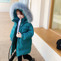 Anti-season Childrens down jacket girls winter long anti-season clearance children childrens childrens big childrens baby coat