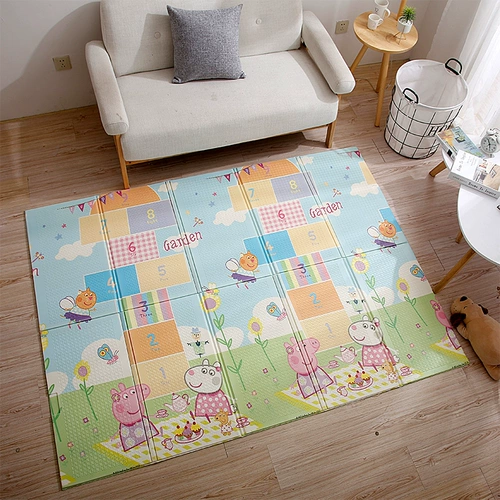 Дисней, детский складной игровой коврик для ползания без запаха для домашнего использования для гостиной, ковер, увеличенная толщина