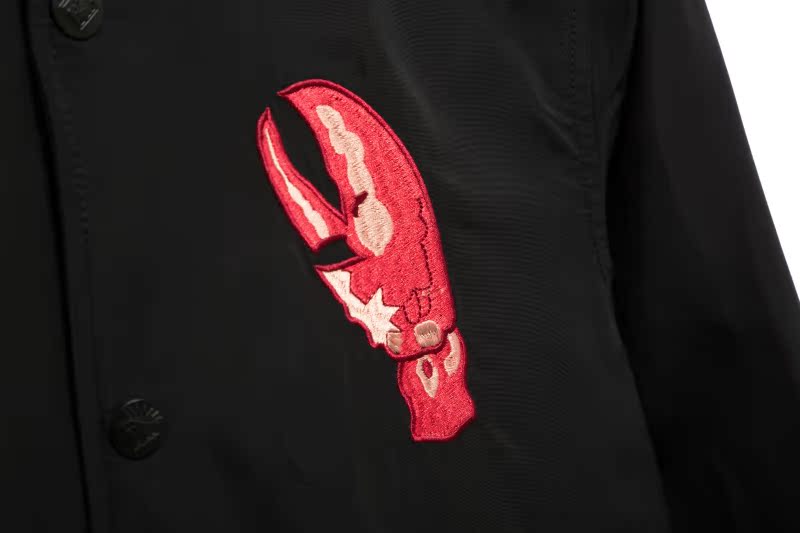 Amsk đôi đồng phục bóng chày áo khoác áo khoác thời trang đường phố Slim top - Thể thao sau bộ adidas nam mùa hè
