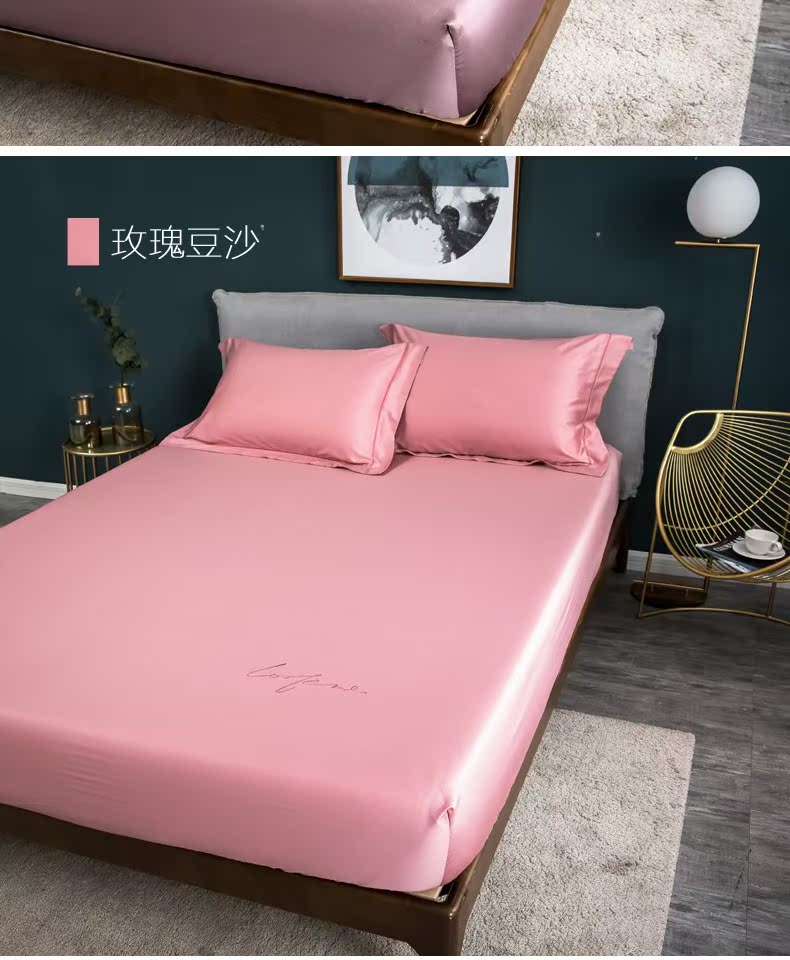 60 chiếc giường cotton cotton một miếng bông đôi dài 1,8 m bông chủ yếu trải giường bằng vải bông Simmons - Trang bị Covers ga trải giường chun đẹp	
