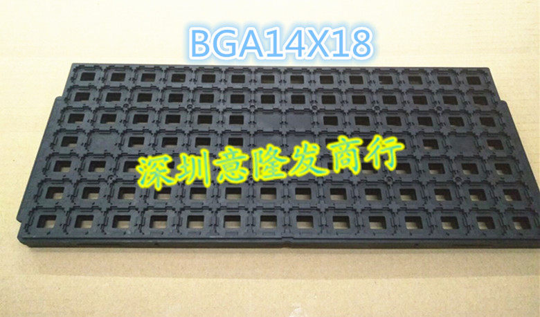 Anti-static IC tray chip tray tray tray high temperature tray static drying tray BGA14mm*18mm