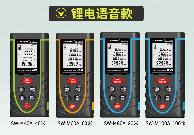 Deep Dawei SW-M50A M60A M80A M100A handheld laser rangefinder
