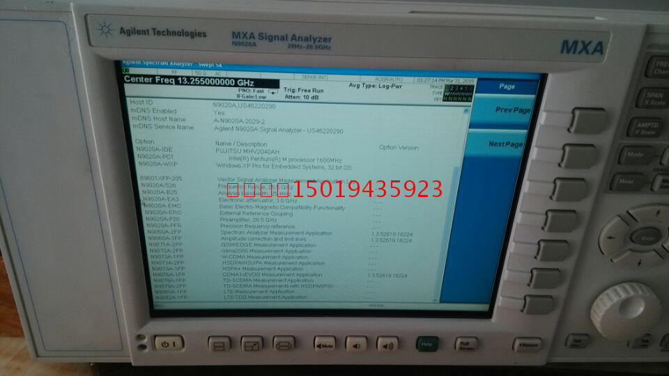 Sale of PSA series spectrum analyzer Agilent N9000A Spot high price to recover various types of instruments