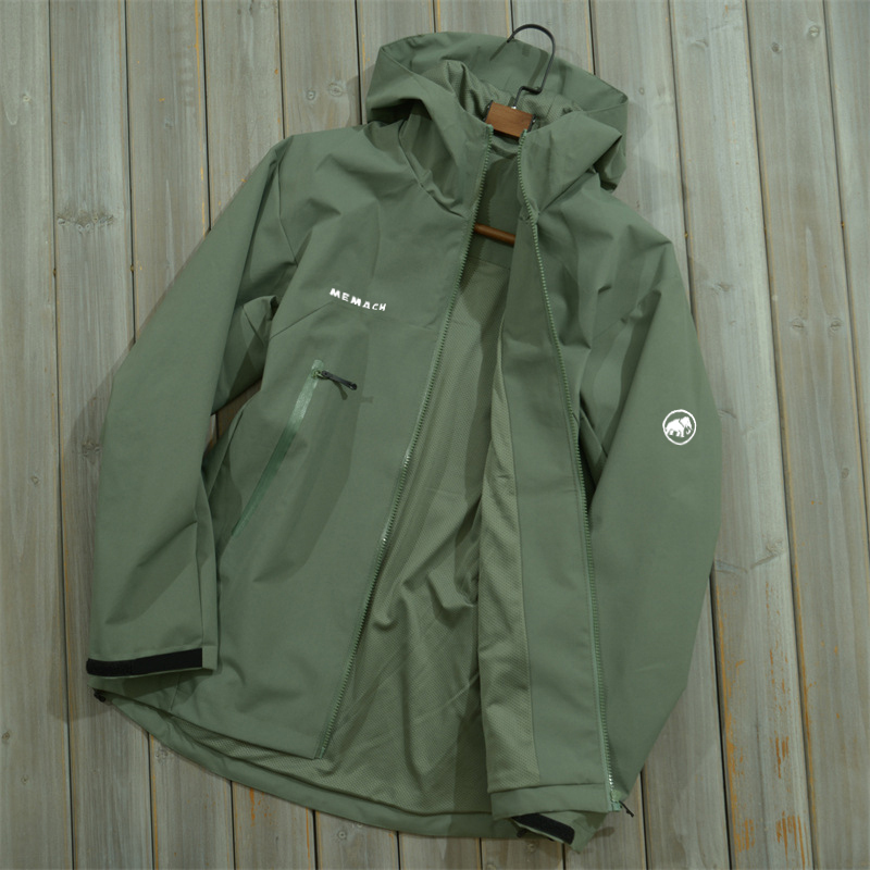 26 New Style Men's Mammoth Glacier Elephant Hooded Jacket Outdoor Sports Casual Loose Large Size Versatile Windproof Jacket