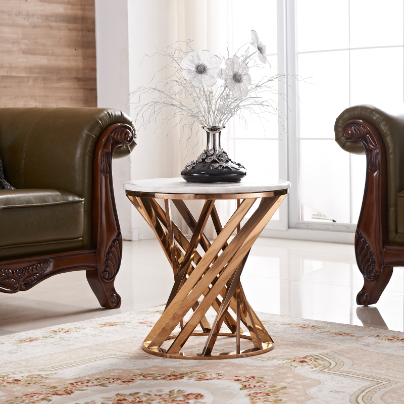 Jia Xin sofa nội thất hiện đại bên nhỏ gọn thời trang một vài góc một vài điện thoại của một vài vòng vàng một vài góc một vài thép không gỉ - Bàn trà bàn trà decor