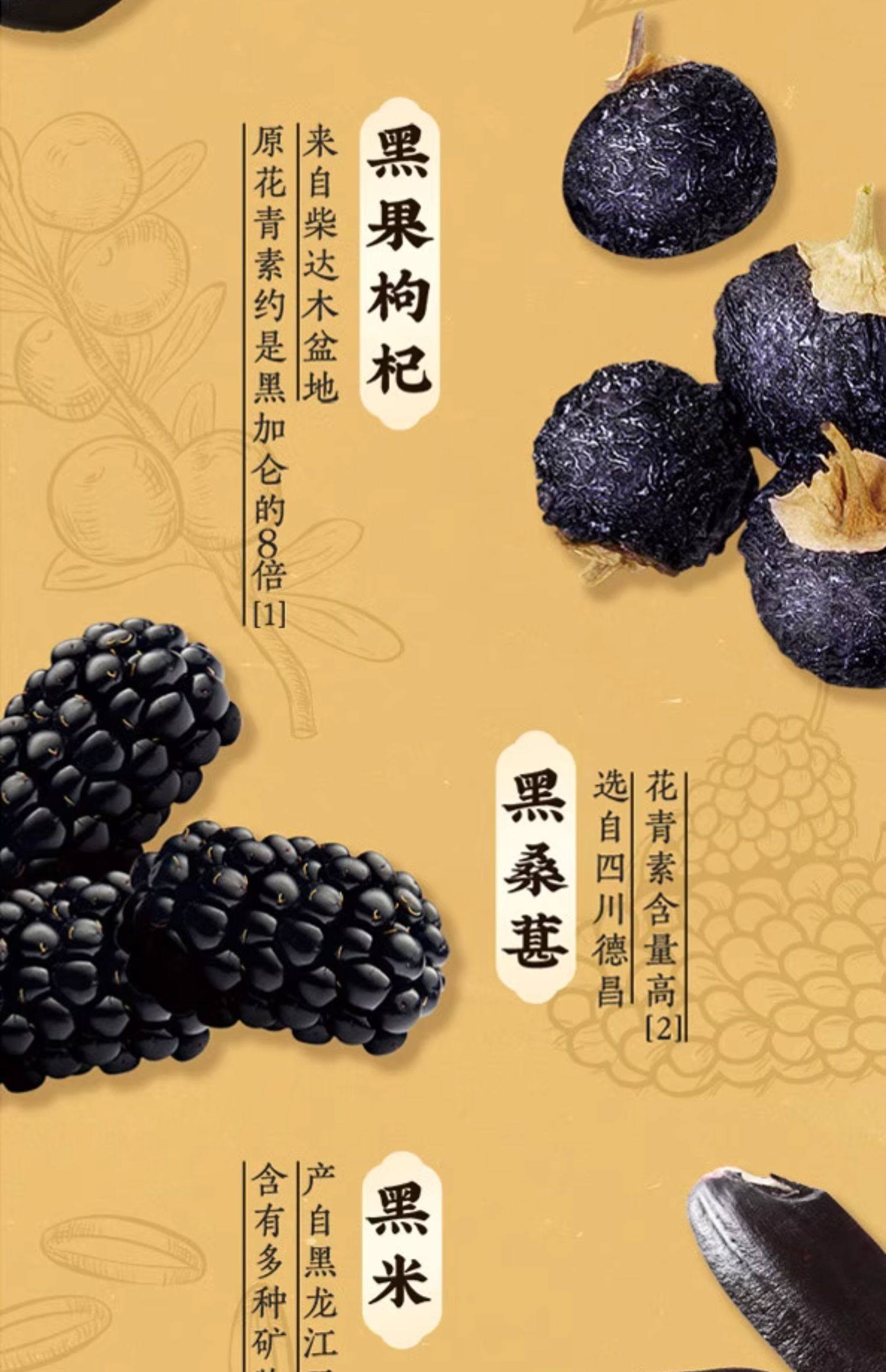 【中國直郵】 五穀磨坊 黑之養黑枸杞穀物營養餐黑大豆黑芝麻黑小麥片代早餐粉 833g