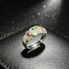 Natural grade A jadeite double cabochon ring (one of the variety)