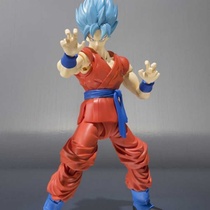 SHF Dragon Ball Resurrection F blue-haired Sun Wukong soul limited movable boxed hand-held office figurine and peripheral model toy