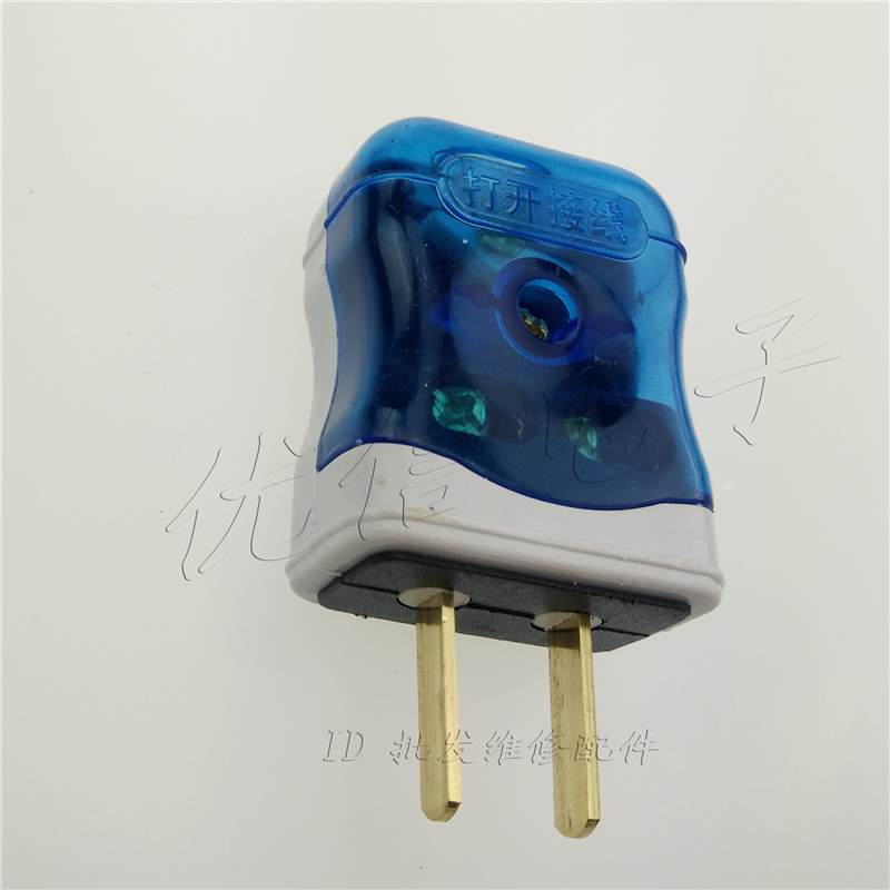 Three-phase to two-phase 220V power conversion plug rotatable high power 23 plug transparent 2 plug engineering site