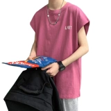 Летний трендовый жилет, брендовая футболка без рукавов для влюбленных, свободный крой