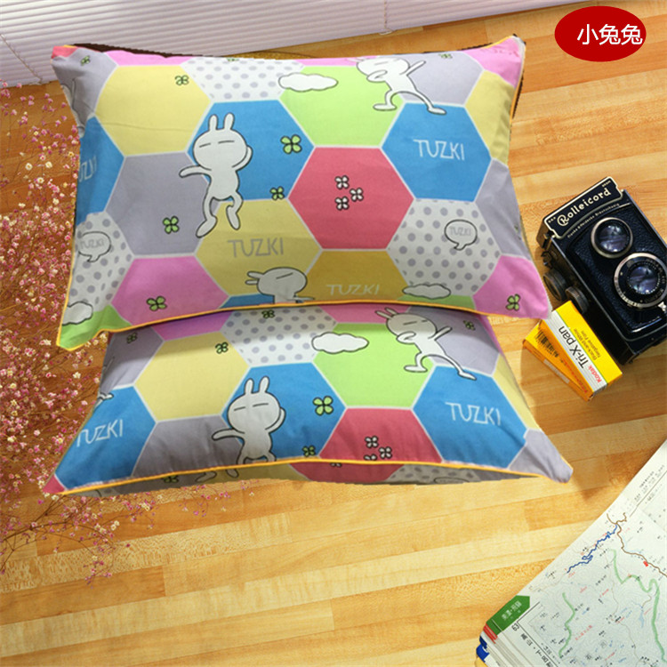 Miễn phí vận chuyển sinh viên phim hoạt hình đơn gối bông gối 40 * 60cm một cặp bắn tải của hai đặc biệt nhỏ gọn tinh khiết - Gối trường hợp gối trúc